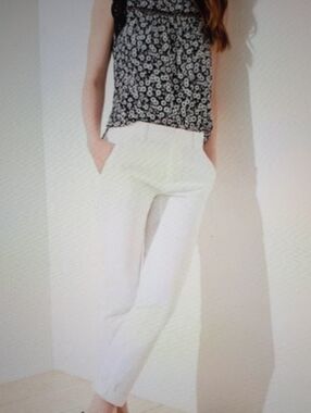 Loft NWT White Girlfriend Chinos